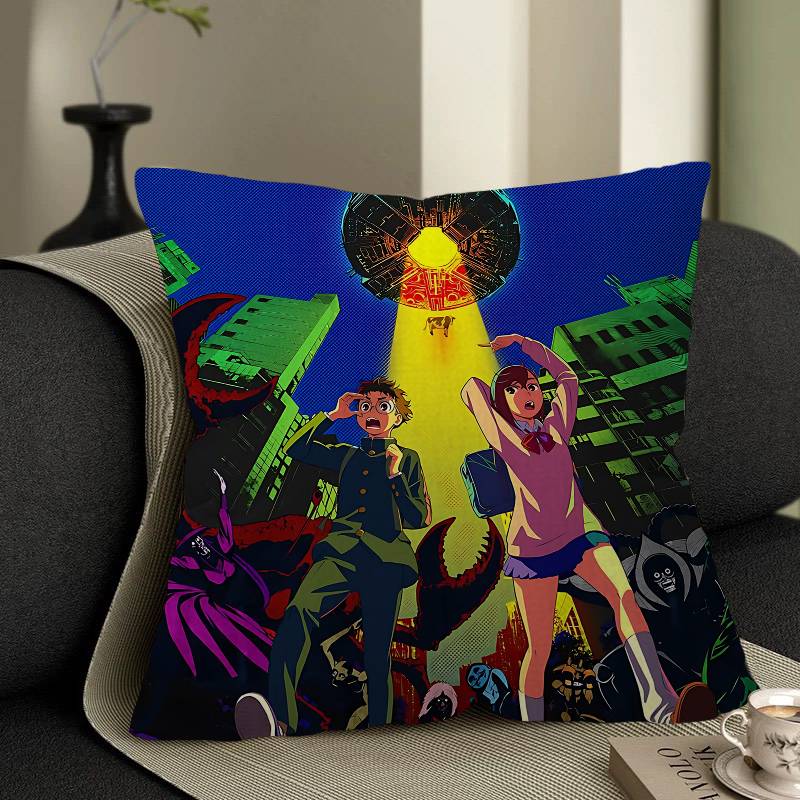 

D-DandadanS Cushion Cover Pillow Cover Decor Pillowcase Printed Cushion Case For Couch 12x12Inch