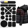 1 Set, Instant Self-Adhesive Fabric Repair Patch - Universal Black, Heavy-Duty Iron-On for Down Coats