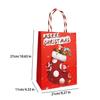 Christmas Kraft Paper Bags Eco Friendly Cookie Packaging Handbags for Kids Candy Snack Storage Xmas Party Decoration Supplies
