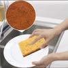 AD23-32Pcs Natural Coconut Pan Brush Palm Fiber Eco-Friendly Sponge For Kitchen Dishes Cleaning
