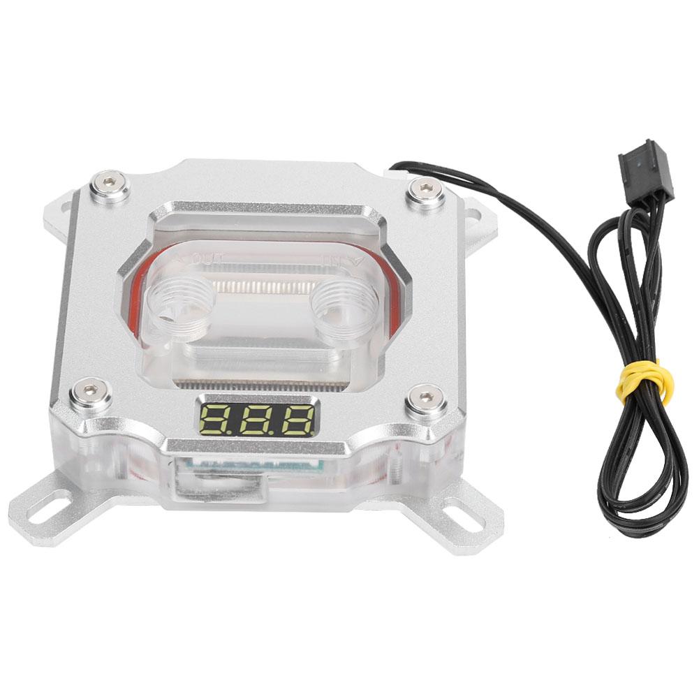 

Блок водяного охлаждения процессора компьютера Водоблок с дисплеем температуры для Intel