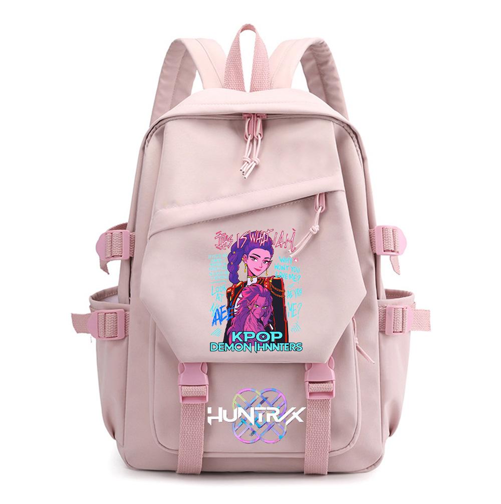 Anime K-Pop Printed Waterproof Backpack for Teen Boy Gril Schoolbag Children Student Women Large Capacity Travel Bag Kid Gift Mochila
