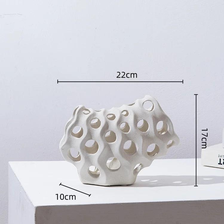

Поделка из смолы Полая коралловая геометрическая скульптура Статуэтка морского существа Кораллиновые декоративные фигурки Аксессуары для украшения дома