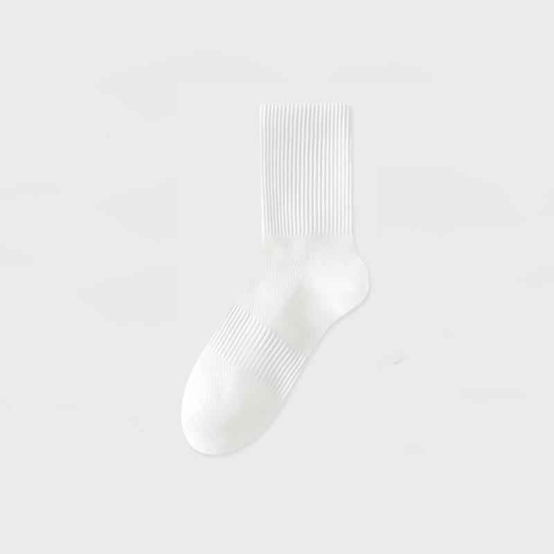 

Men s Summer Thin Cotton Mesh Breathable Sweat Absorption Deodorant Sports Socks 1 pair белый