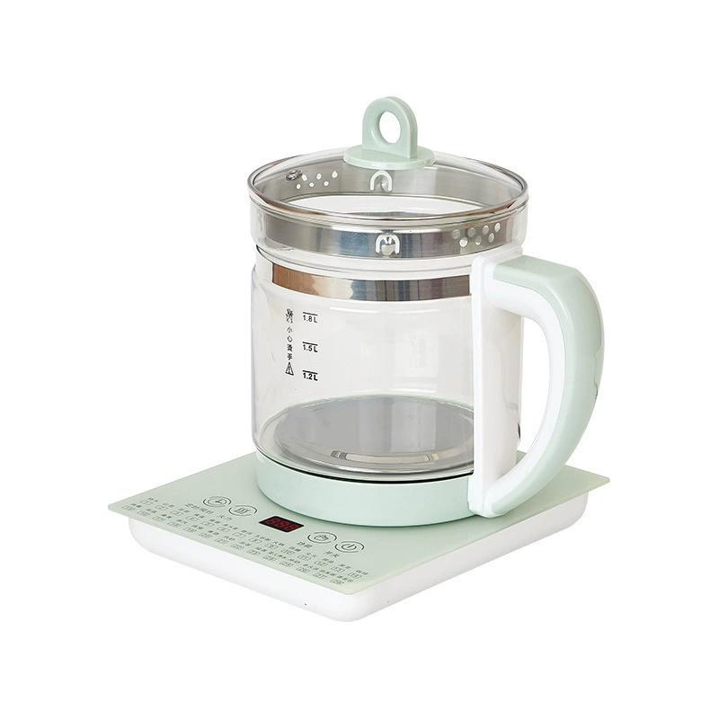 Hervidor de agua eléctrico multifuncional de vidrio para té y salud para el hogar