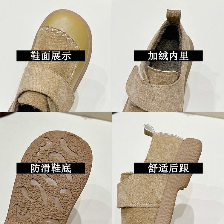 [Youshilai] College style retro loafers women's 2025 spring new fashion temperament versatile casual shoes