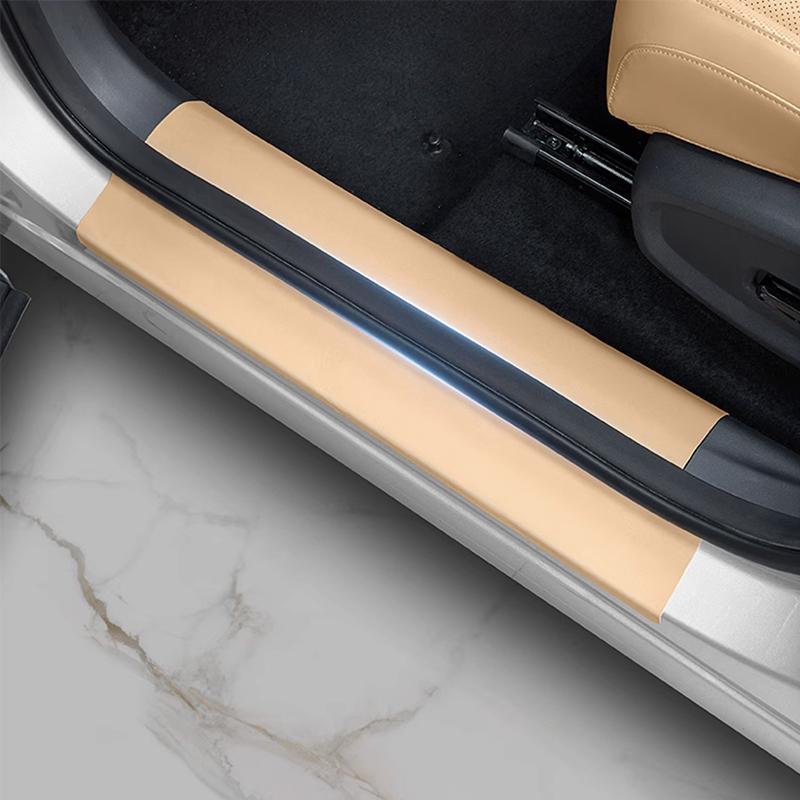 For Geely Galaxy Starship 7 EM-i 2024 2025 Car Door Threshold Strip ide Outside Leather Protective Sticker Accessories 8pcs