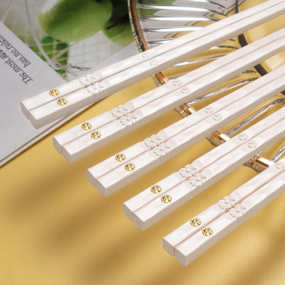 5 pairs Plastic Sushi Chopsticks Non-Slip Dining Chopsticks Chinese Chopsticks Set  Restaurant