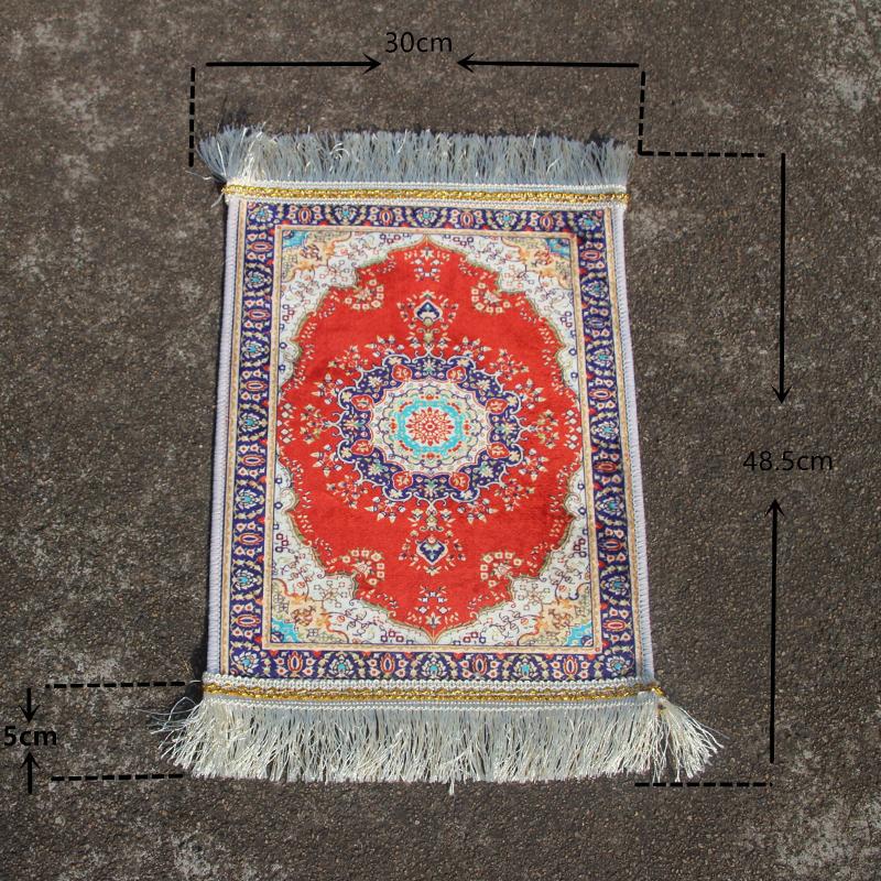 35x40cm Floral Islamic Prayer Mat  Small Size Worship Kneel Carpet Muslim Prayer Rug