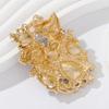 Exquisite Enamel Cat Lapel Pin Light Luxury Jewelry Accessories Delicate Two Cat Brooch  Gifts