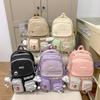 Girl cute little fresh backpack junior high school high school student campus schoolbag women's leisure large-capacity travel backpack