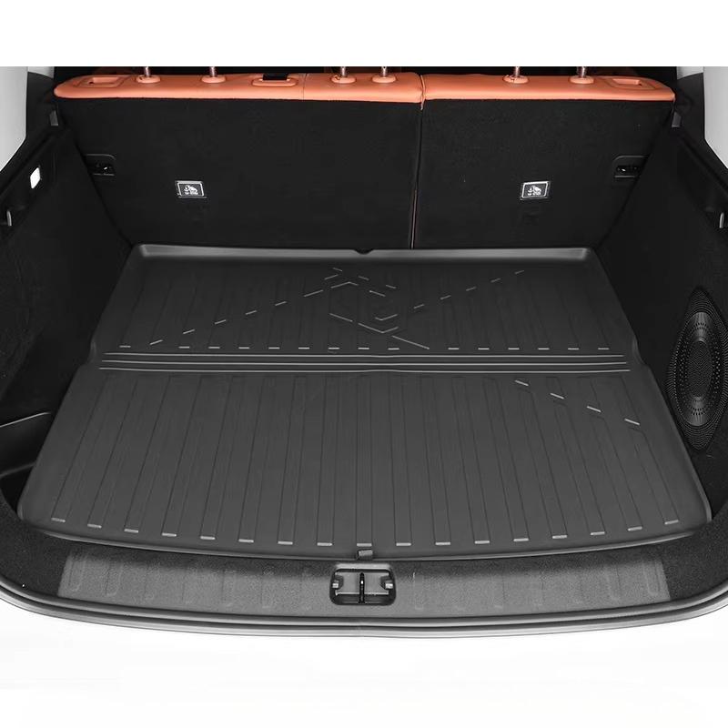 For Leapmotor C10 2024 Car Trunk Mat Rear Seat Back Protective Pad TPE Waterproof Scratch-resistant Interior Accessories