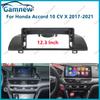 12.3 Inch Car Frame Fascia Adapter Canbus Box Decoder Android Radio Audio Dash Fitting Panel Kit For Honda Accord 10 CV X 2017 