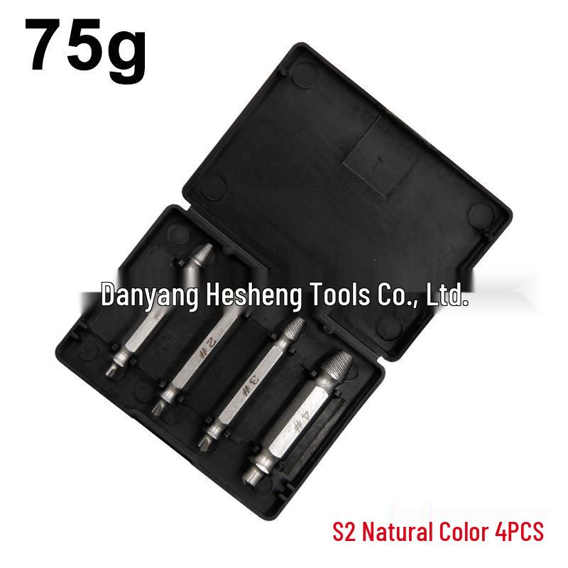 High-Speed Steel Double-Head Screw Extractor & S2 Screwdriver Set