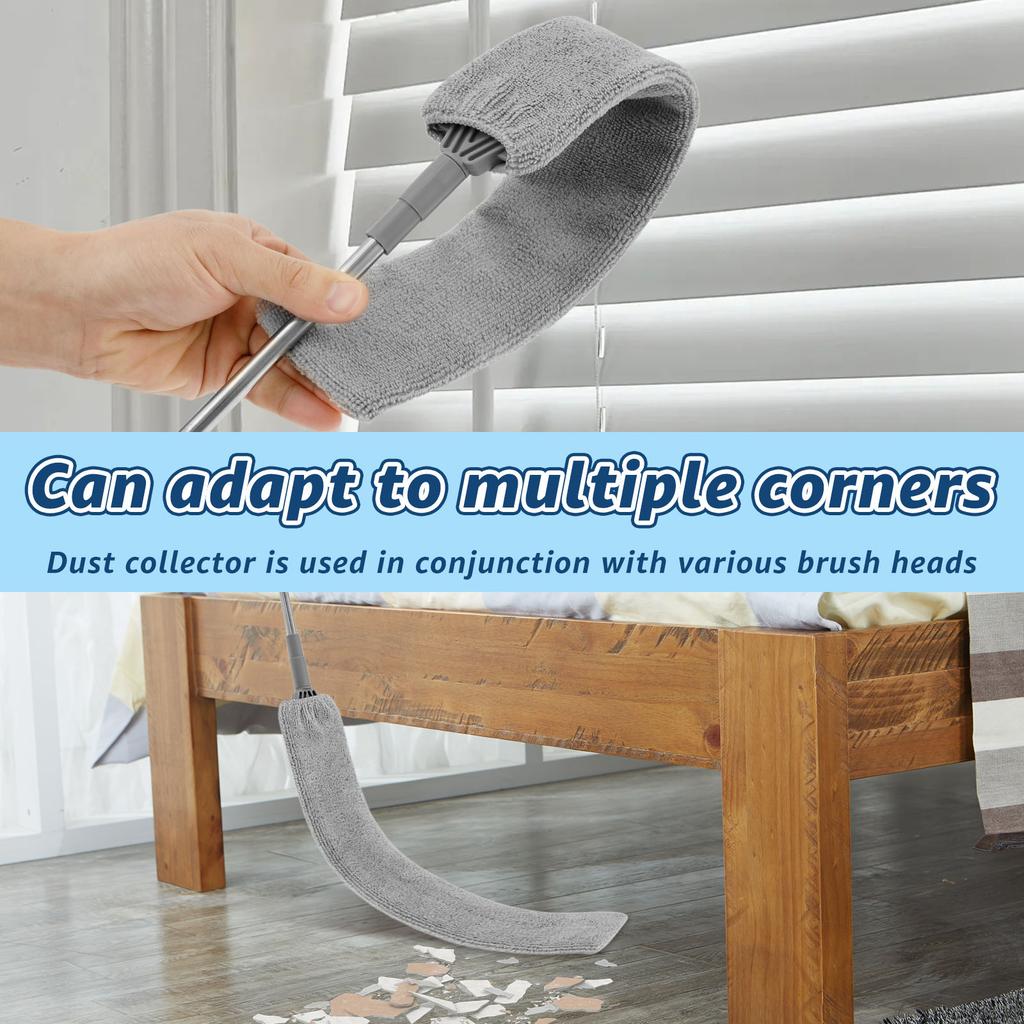 Duster Brush Microfiber Household Telescopic Long Handle Ceilings Fans Cleaning Car Furniture Gap Mop Brush Set