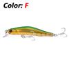 Suspended Slow-Sinking 9cm/9g Minnow Lure with Magnetic Long-Cast System Bio-Mimetic Hard Bait