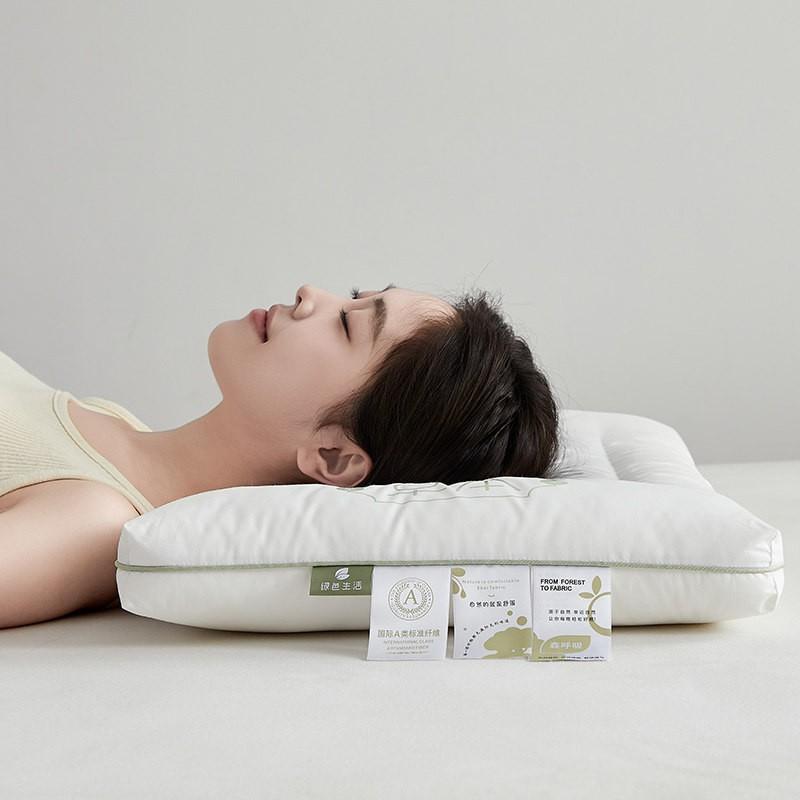 Ultra Low Profile Buckwheat Hull Pillow Neck Support Single Bed Cotton Cover Hypoallergenic Thin Adults