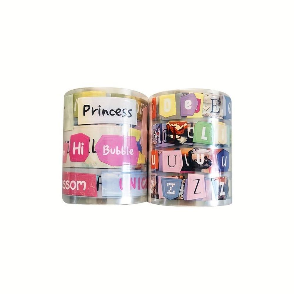 Vintage English Phrase Tape Stickers  for Notebook Phone Case Water Bottle Decoration
