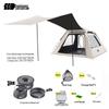 Explorer Outdoor Automatic Canopy Tent with Cookware Set