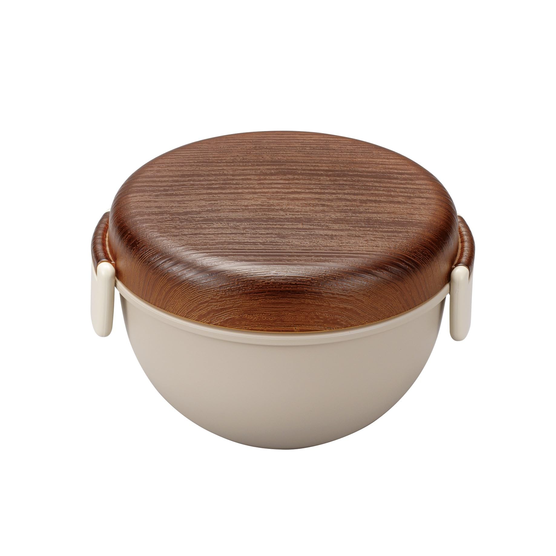 

Miyamoto Sangyo PUUN VARI Lunch x x 138580 Bowl, Brown, Size Approx. W13.4 D14.8 H9.2 cm,