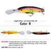 Bionic Floating Minnow Lure, 12.5cm, 13g - Durable Artificial Fishing Bait (DW611)