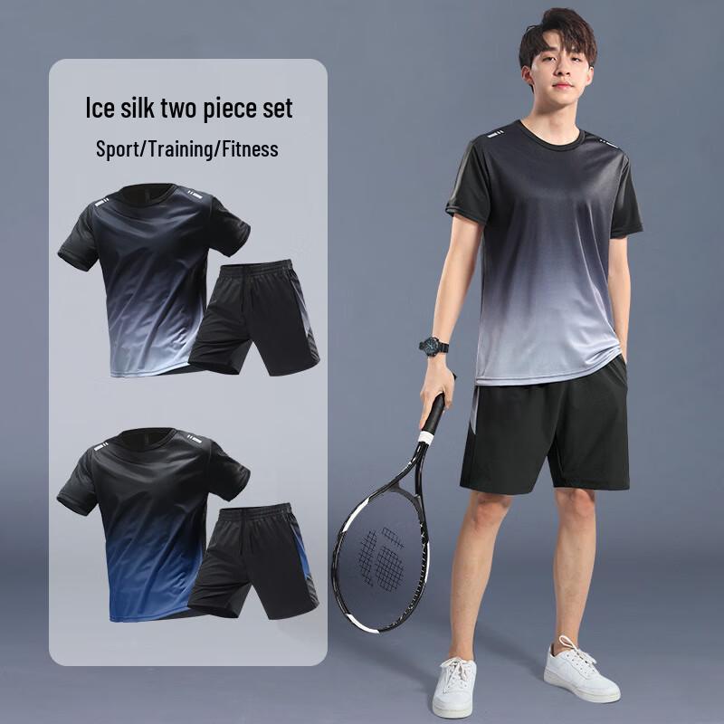 WEZHO Men's Badminton & Tennis Quick-Dry Set