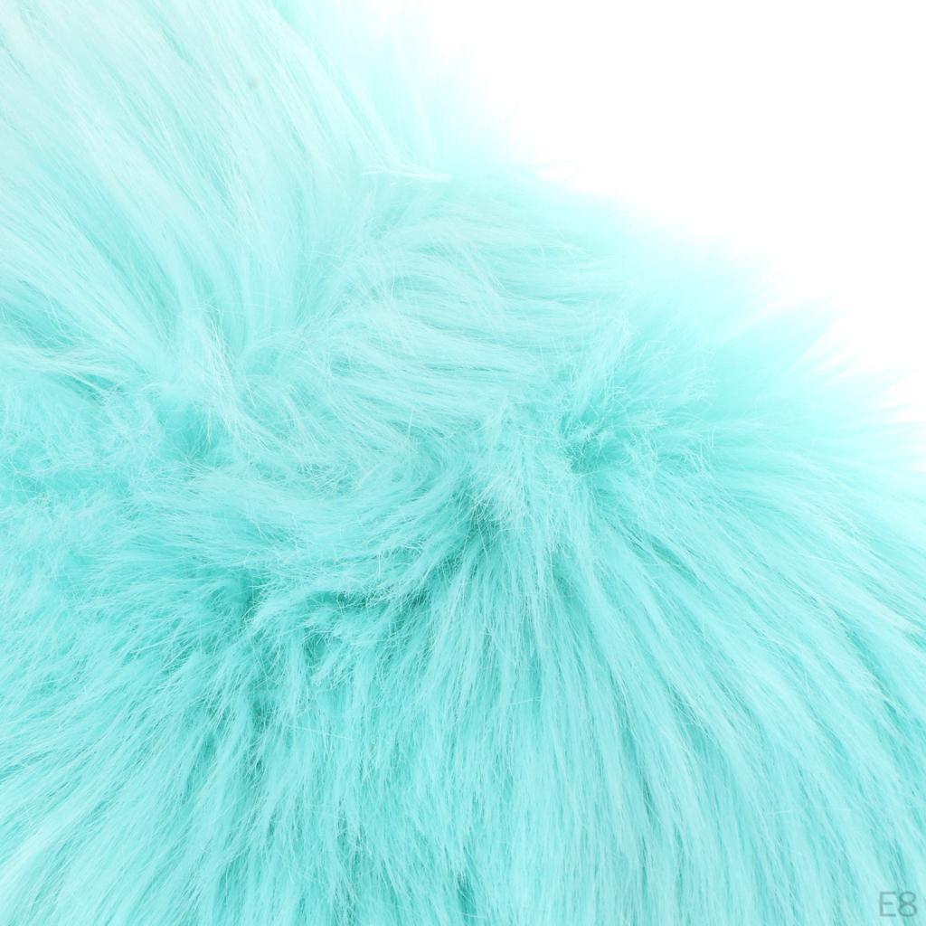 Shape Artificial Area Rug Floor Carpet Living Room Bedside Mat - Non Shed & Long Pile