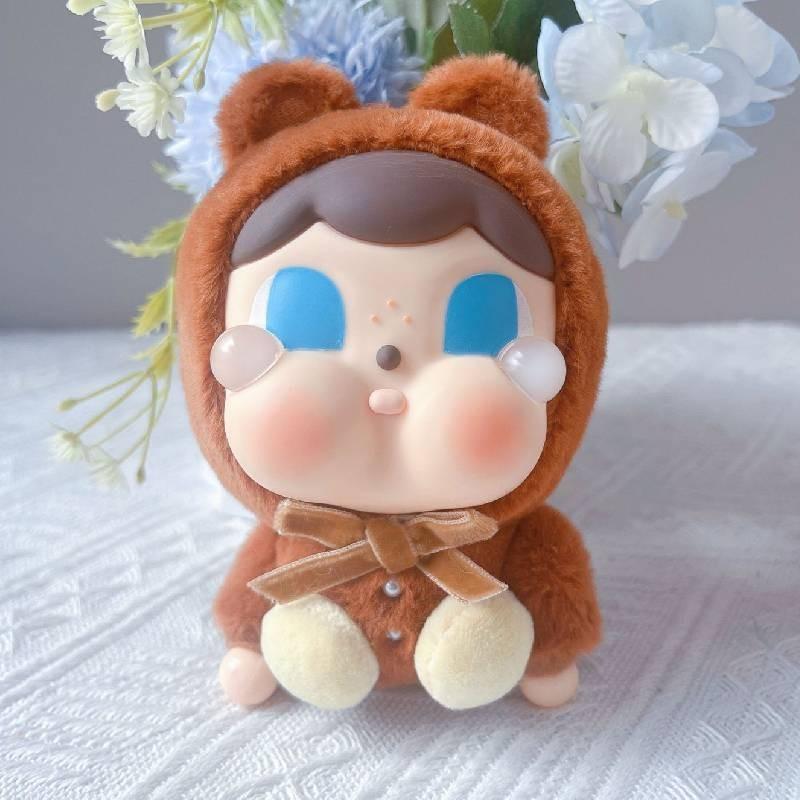 Crybaby With Rabbit Clothes Plush Vinyl Keychain Toy Pendant Cartoon Gift Kids