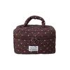 Portable Cloth Y2k Dots Toiletry Bag with Handle Handheld Makeup Bag Handbag Korean Style Cosmetic Storage Bag Travel