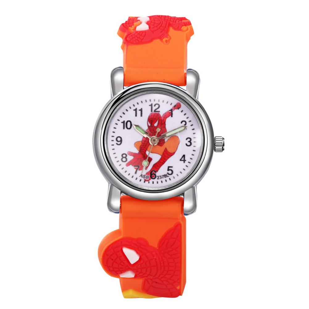 Relógio Infantil de Silicone com Desenho Animado Fofo para Meninos e Meninas com Mostrador Redondo
