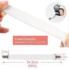Adjustable Bed Sheet Tensioner, 8 Pieces Elastic Sheet Tensioner, White Sheet