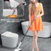 Bath Cleaning Deck Bathroom Floor Brush with 4 Replacement Cleaning 3 Adjustable Rotating Brush for and Toilets Brush, Brush, Heads, Lengths,