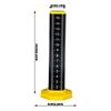 Leveling Ruler High Precision for Tile Laying Aluminum Alloy Measuring Tool Professional Masonry Trowel for Floor Alignment