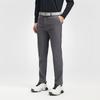FILA Fleece Lined Warm Simple Comfortable Fashionable Golf Versatile Straight Leg Knit Casual Pants Men bottoms Deep-Space-Gray A11M615603FDY