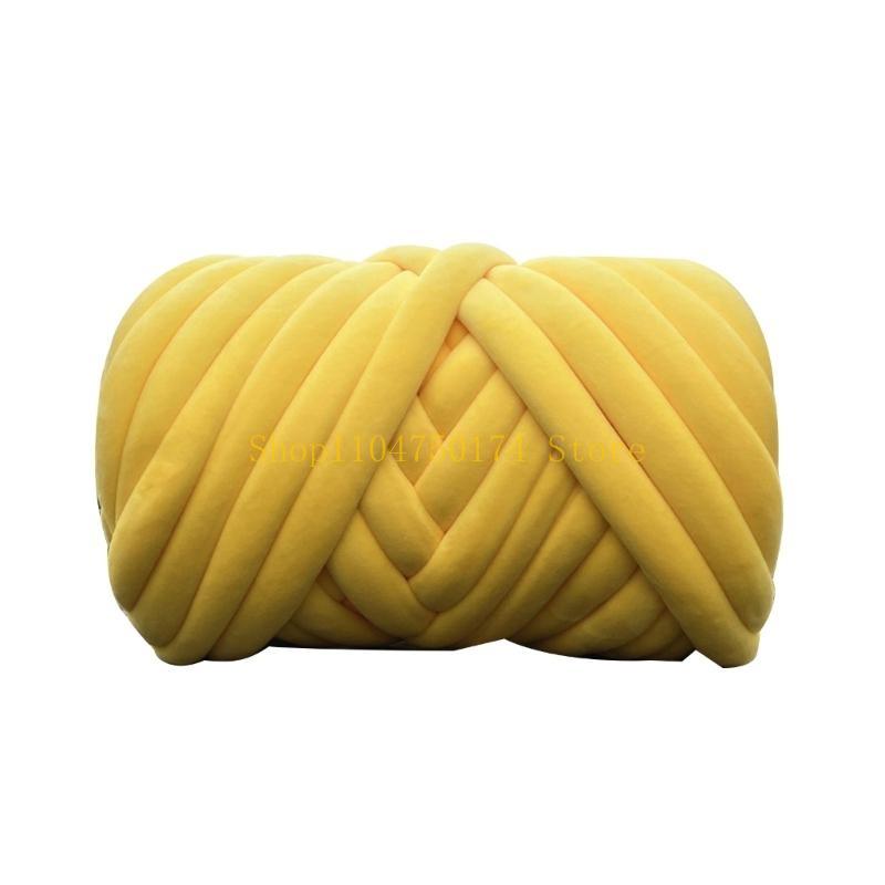 Chunky Tube Yarn for Knitting Soft and Plush Crystal Braid Cotton Thread top sale