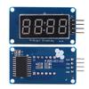 Red Light LED Digital Display 4 Digit 7 Segments Module Adjustable Brightness