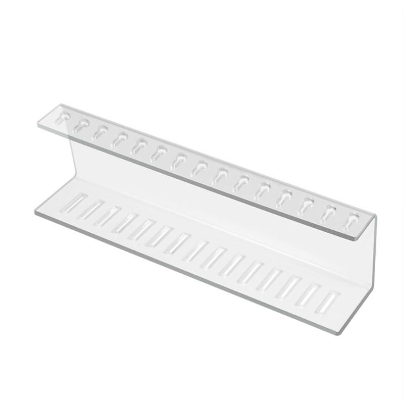 Clear Acrylic Jewelry Rack Needle-style Ear Nail Earring Shelf Earrings Display Board Necklace Display Rack for Women