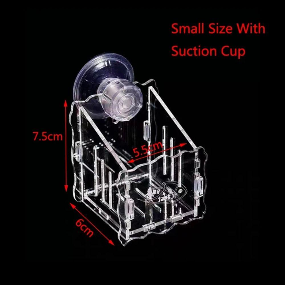 

Прозрачный акриловый аквариум Кристальный цилиндр для посадки водных растений Подвесной аквариум Акваскейпинг S-Suction Cup