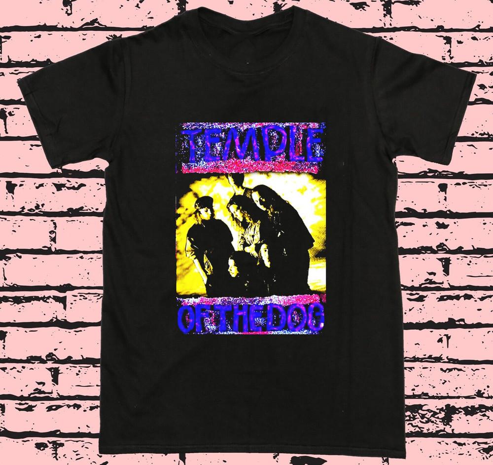 Temple Of The Dog Unisex Black Cotton T Shirt Full Size S5XL Unisex T-Shirt XXL