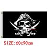 60x90cm Halloween Pirate Flag Skull Flag Polyester Banner Flags And Banners Home Decor Fade Resistant Jolly Roger Flag Decor