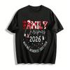 2026 Family Christmas Tee Making Memories Together Holiday Top Pure Cotton T-shirt