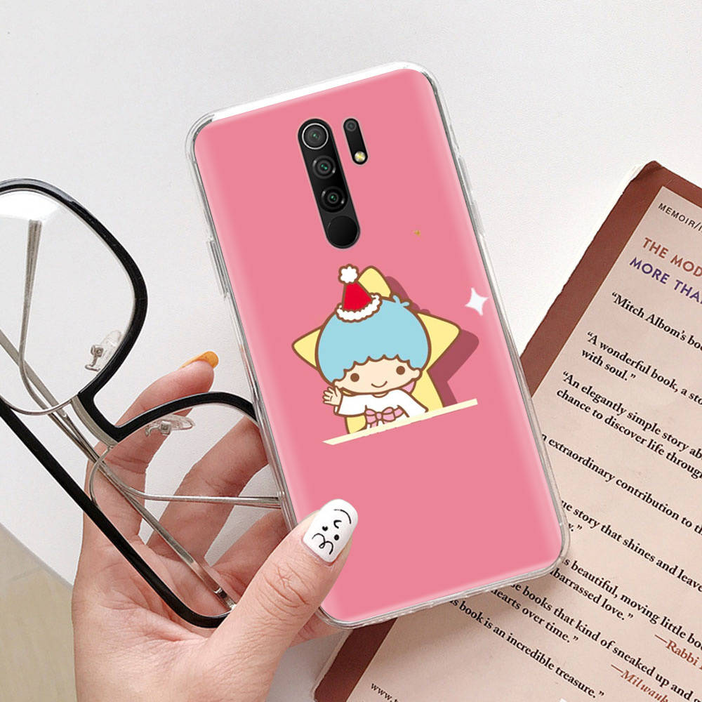 KT72 Little Twin Stars Case for Samsung A04 A14 A23 A34 A54 M23 M33 M52 M53 Realme 10 9 C30S C35 C55 VIVO Y02S Y21 Y33S Y51 X80 Pro Clear Cover