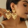Accessories Temperament Love Earrings Fashion Light Luxury Retro Geometric Versatile Earrings
