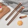 21cm Cartoon Chicken Wing Wood Chopsticks for Primary Students - Non-Toxic, Paint & Wax-Free, Perfect for Learning.