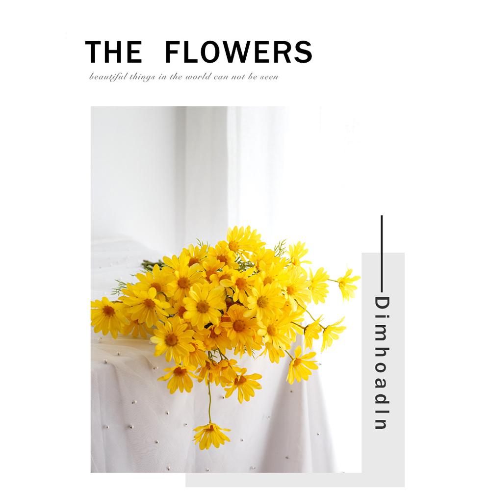 Simulation Small Daisy Chamomile Fresh Fake Dried Chrysanthemum Living Room Decoration