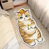 Machine Washable Imitation Cashmere Carpet Anti-slip Floor Mat Decorative Rug  Living Room
