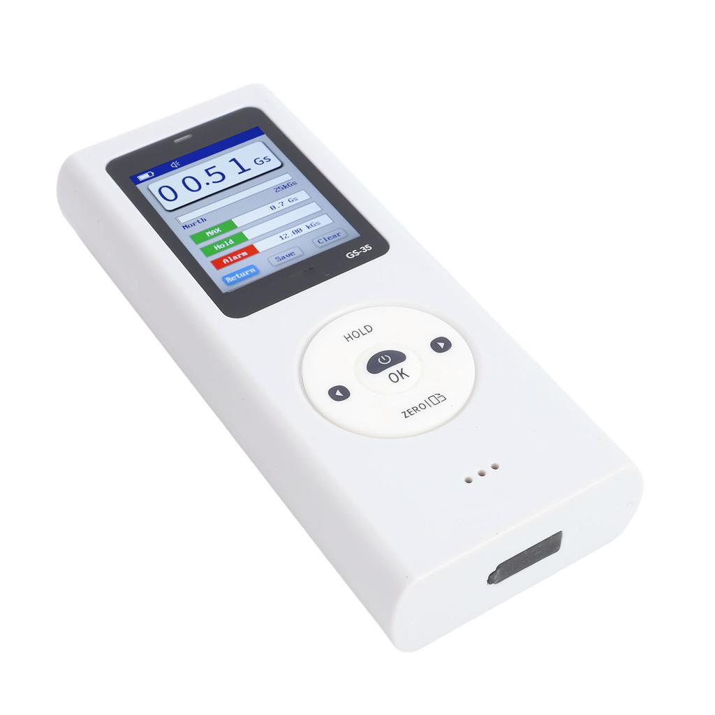 Portable Gauss Meter Digital Magnet Field Strength Tester 200-2500mT 2000-25000Gs +Celsius-5% Accuracy