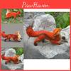 Adorable Fox Figurine Charming Resin Decorative Statue For Home And Garden Display