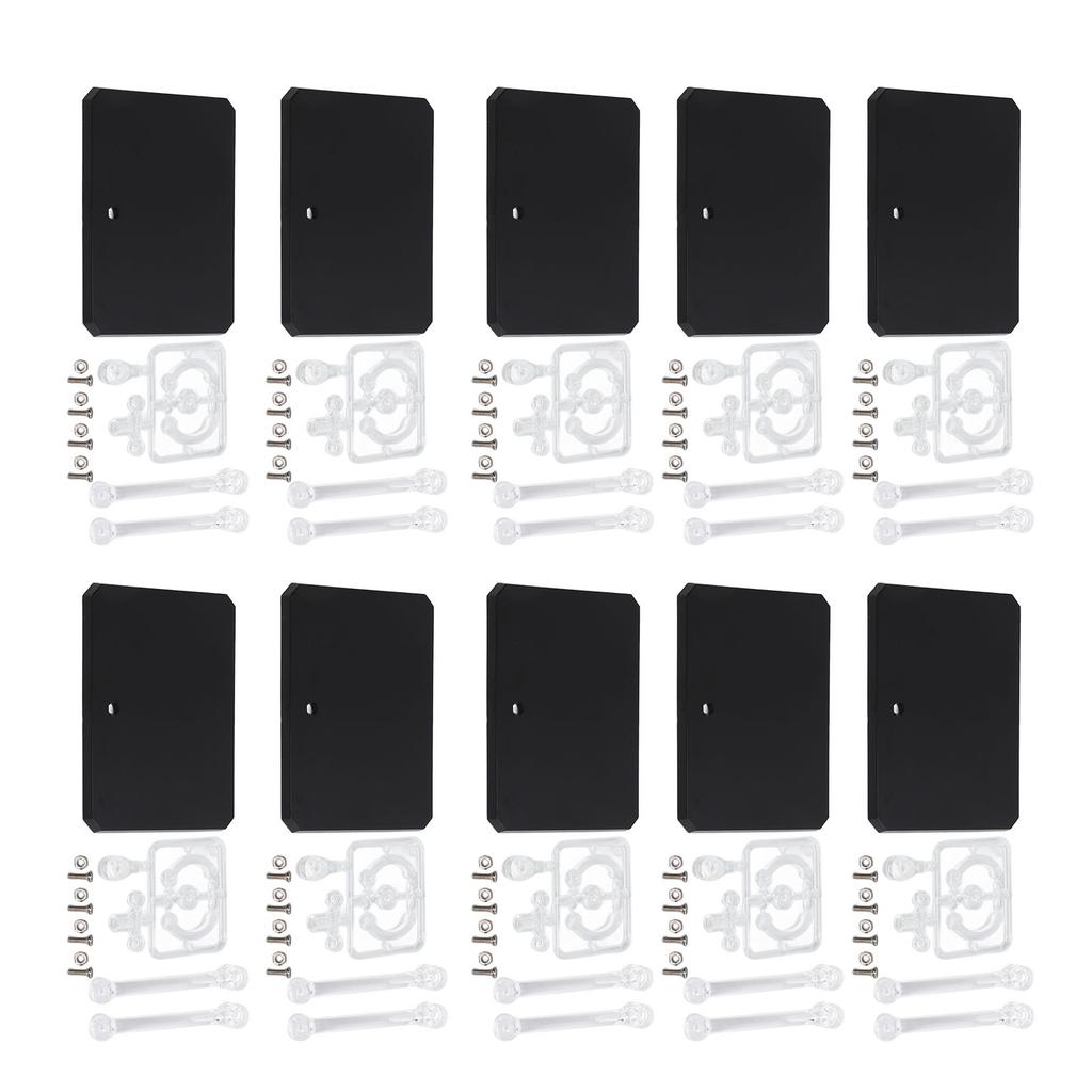 10Pcs Set Assembly Action Figure Display Holder Base Doll Model Support Stand with Accessories for