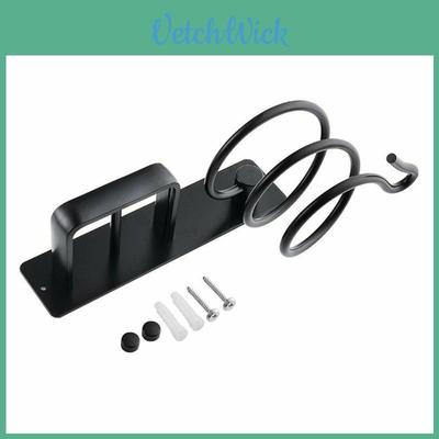 Stylish Hair Dryer Organizer Anodized Aluminum Hair Dryer Holder For Bathroom Convenient Storage For Straighteners And Curling Wands